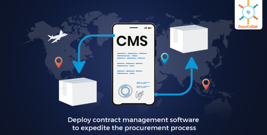Deploy contract management software to expedite the Procurement Process